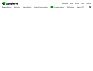 waystone.com screenshot