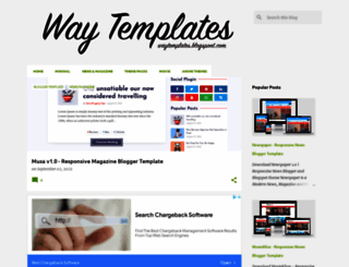 waytemplates.blogspot.com.tr screenshot