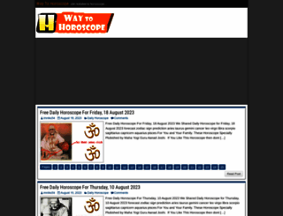 waytohoroscope.com screenshot