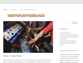 waytoplaypoker.com screenshot