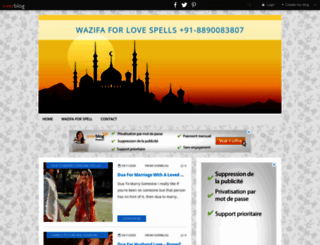 wazifaforlovespells.over-blog.com screenshot