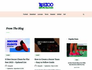 wazoosports.com screenshot