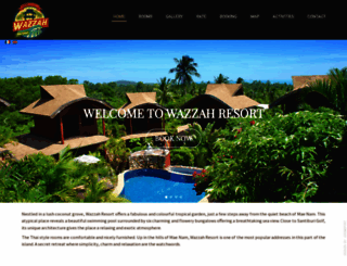 wazzahresort.com screenshot
