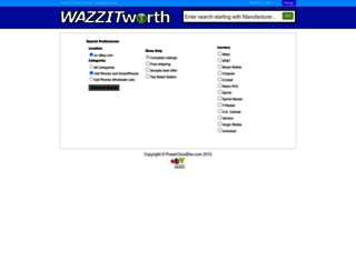wazzitworth.com screenshot