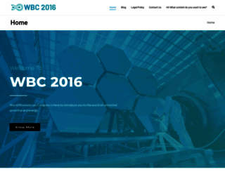 wbc2016.org screenshot