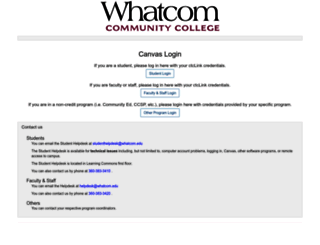wcc.instructure.com screenshot