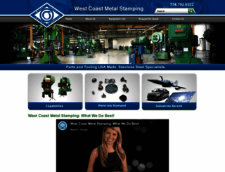 wcmetalstamping.com screenshot