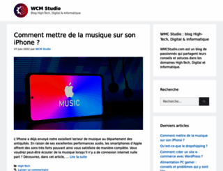 wcmstudio.com screenshot