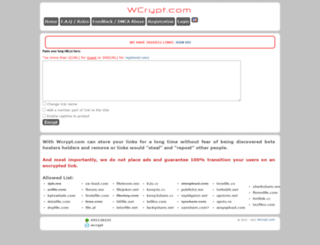 wcrypt.com screenshot