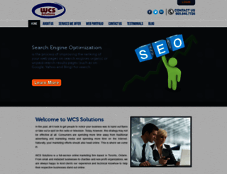 wcssolutions.com screenshot