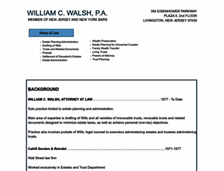 wcwalsh-attorney.com screenshot