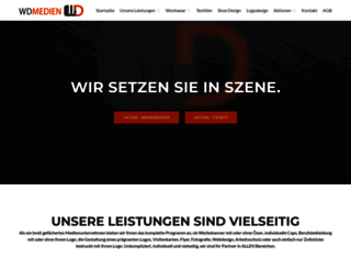 wd-werbetechnik.de screenshot