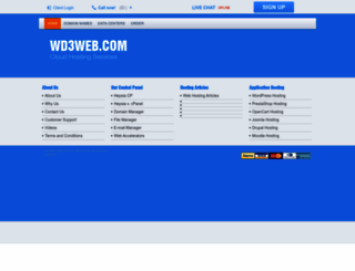wd3web.com screenshot