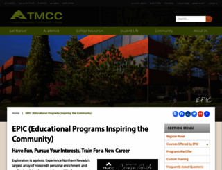 wdce.tmcc.edu screenshot