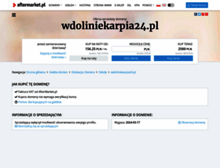 wdoliniekarpia24.pl screenshot