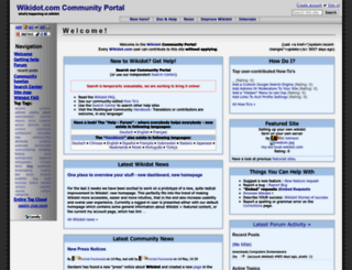 wdportal.wikidot.com screenshot