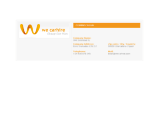 we-carhire.com screenshot