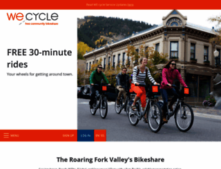 we-cycle.org screenshot