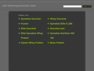 we-fusiongourmet.com screenshot