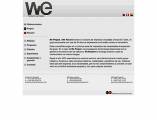 we-projectcompany.com screenshot
