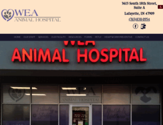 weaanimalhospital.com screenshot