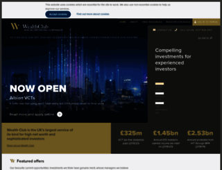 wealthclub.com screenshot
