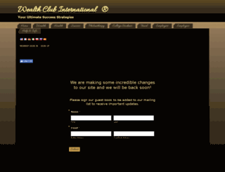 wealthclubinternational.com screenshot