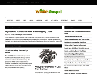 wealthgospel.com screenshot