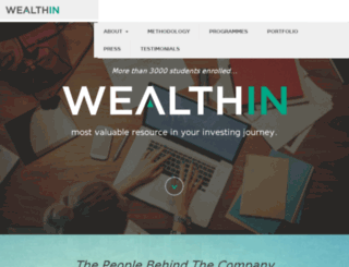 wealthin.com screenshot