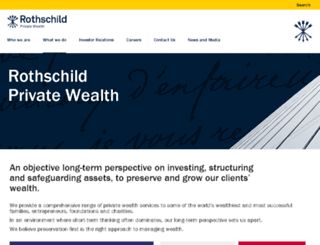 wealthmanagementandtrust.rothschild.com screenshot