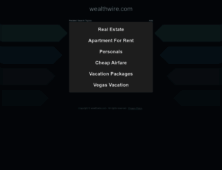 wealthwire.com screenshot