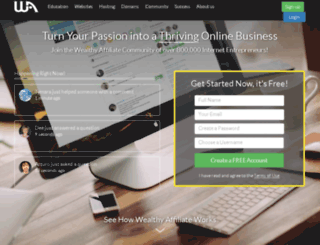 wealthy-affiliate-full-review.com screenshot