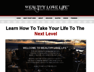 wealthylovelife.com screenshot