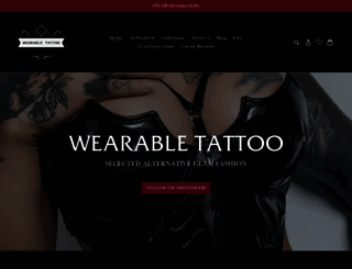 wearable-tattoo.com screenshot