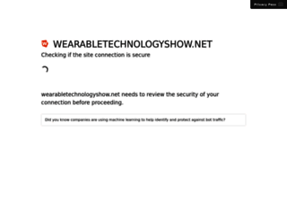 wearabletechnologyshow.net screenshot