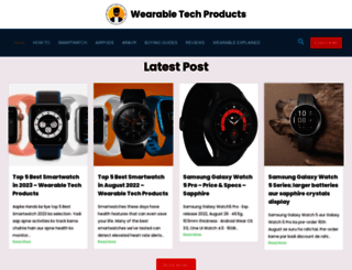 wearabletechproducts.com screenshot