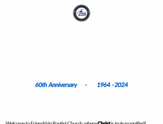 wearefriendship.church screenshot