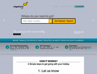 weareholidays.co.in screenshot