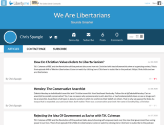 wearelibertarians.liberty.me screenshot