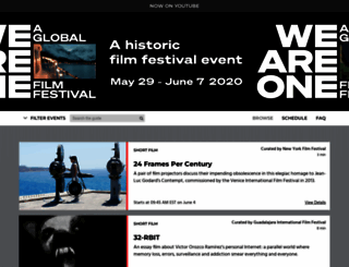 weareoneglobalfestival.com screenshot