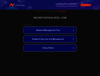 wearetherealdeal.com screenshot