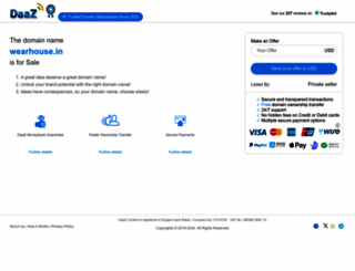 wearhouse.in screenshot