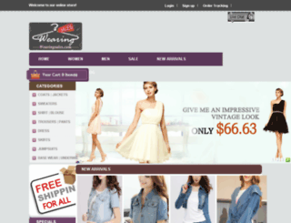 wearingsales.com screenshot