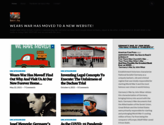 wearswar.wordpress.com screenshot
