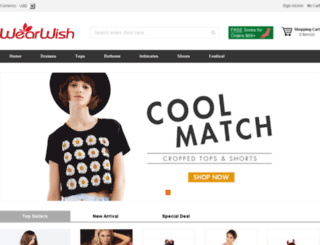 wearwish.com screenshot