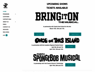 wearyartsgroup.com screenshot
