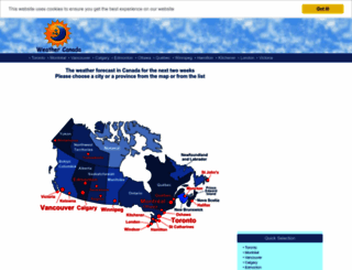 weather-in-canada.com screenshot