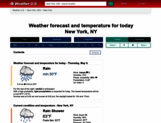 weather-us.com screenshot