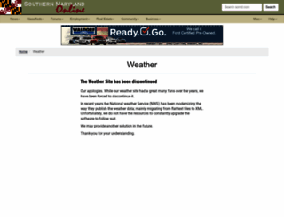 weather.somd.com screenshot