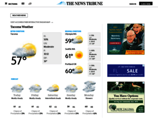 weather.thenewstribune.com screenshot